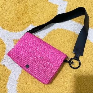 Truss shoulder bag hot pink